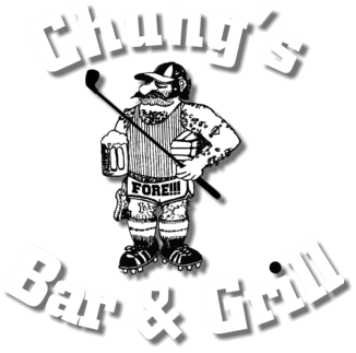 Chung’s Bar and Grill; restaurant, golf fairways; golf greens; golfer; golf club rental; golf cart rental